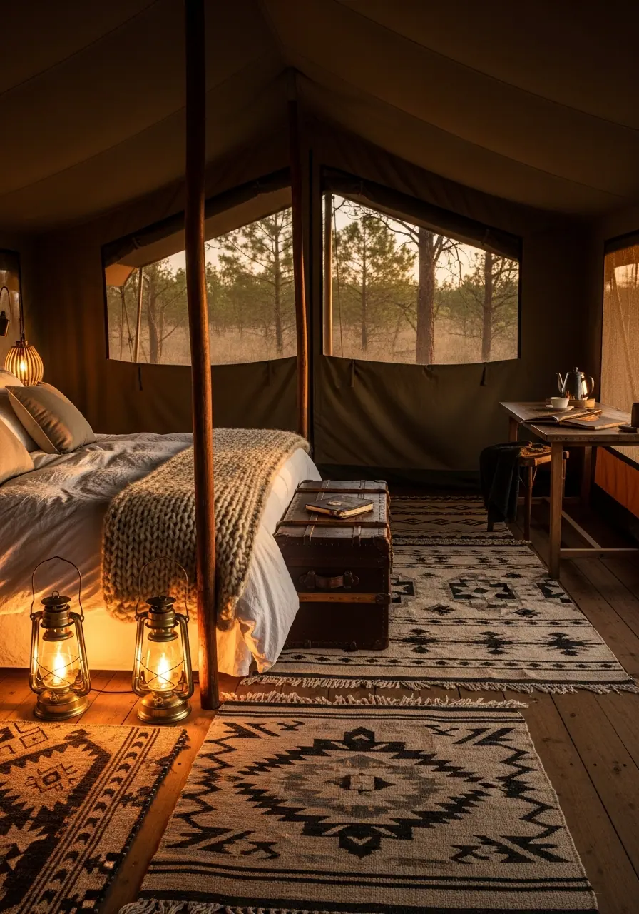 Old way of glamping management